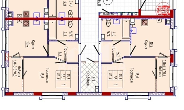 
  Продается 1-комн. квартира, 34.8 м², Катыхина ул
. Фото 8.