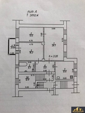 
   Продам 3-комнатную, 100 м², 40 лет Октября ул

. Фото 18.