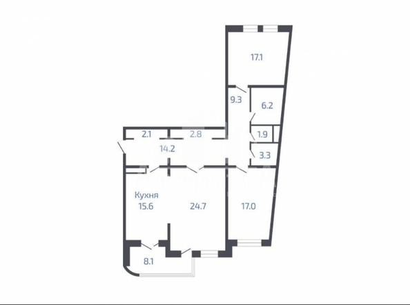 
  Продается 3-комн. квартира 123.9 м², в ЖК Звезда. Фото 16.