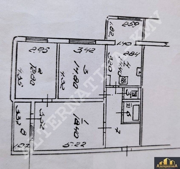 
  Продается 3-комн. квартира 77.1 м². Фото 11.