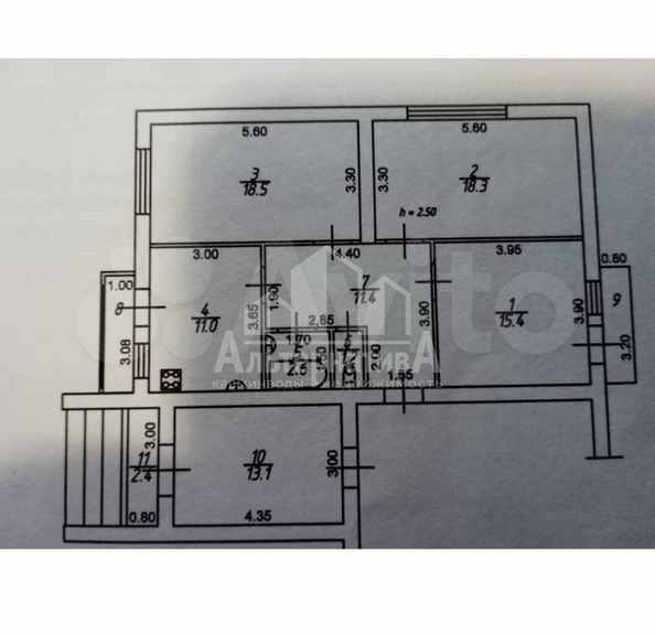 
  Продается 3-комн. квартира, 94.1 м², Хасановская ул
. Фото 44.