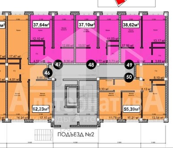 
  Продается 1-комн. квартира, 37.1 м², Благодатная ул
. Фото 6.