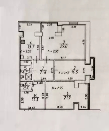 
  Продается 3-комн. квартира 104.5 м². Фото 15.