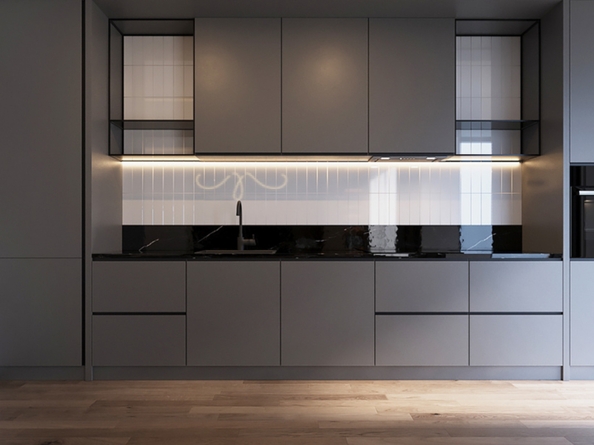 
  Продается 1-комн. квартира 40 м², в ЖК Панорама на Театральном, литера 1. Фото 20.