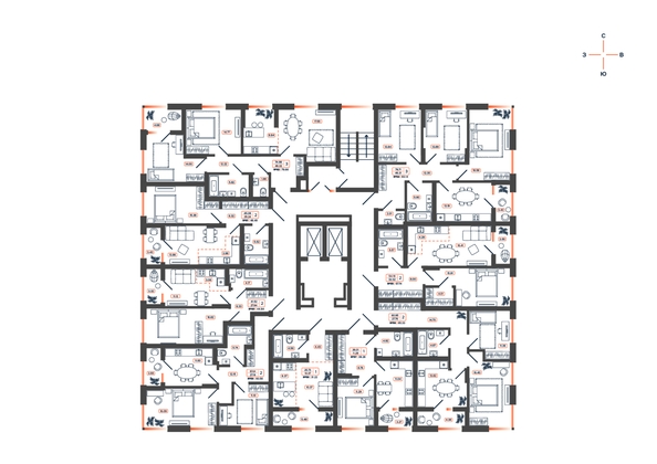 
  Продается 2-комн. квартира 44.84 м², в ЖК Темп, дом 2. Фото 21.