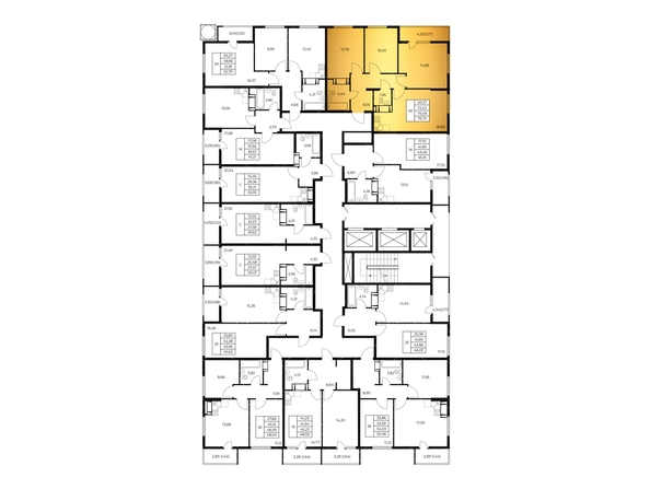 
  Продается 3-комн. квартира 76.75 м², в ЖК Звезда Столицы 2. Фото 2.