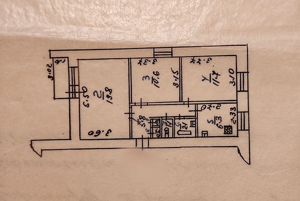 
  Продается 3-комн. квартира 60 м². Фото 12.