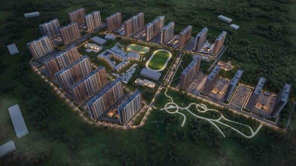 
  Продается 2-комн. квартира 54.76 м², в ЖК Октябрь Парк, 1.2. Фото 2.