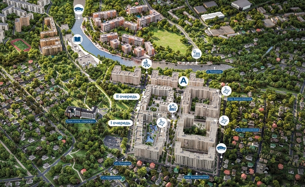 
  Продается 1-комн. квартира 36.22 м², в  Курортный квартал Ривьера, I оч. Фото 6.