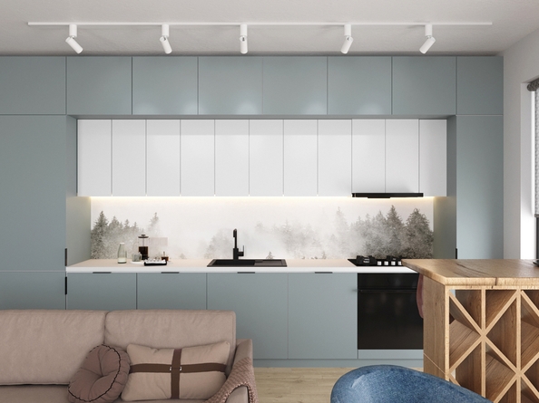 
  Продается 2-комн. квартира 54 м², в ЖК Панорама на Театральном, литера 1. Фото 9.