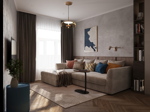 
  Продается 1-комн. квартира 44.86 м², в ЖК Манхэттен 2.0 Новая высота. Фото 2.