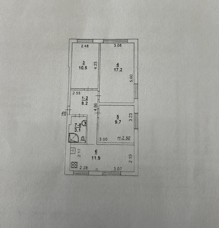 
  Продается 3-комн. квартира 61 м². Фото 15.