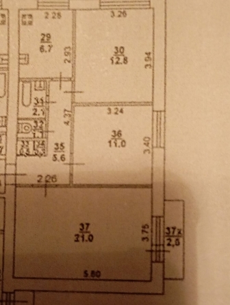 
  Продается 3-комн. квартира 62.1 м². Фото 15.