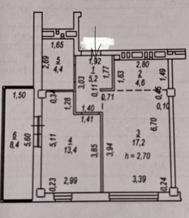 
  Продается 2-комн. квартира 53 м². Фото 2.