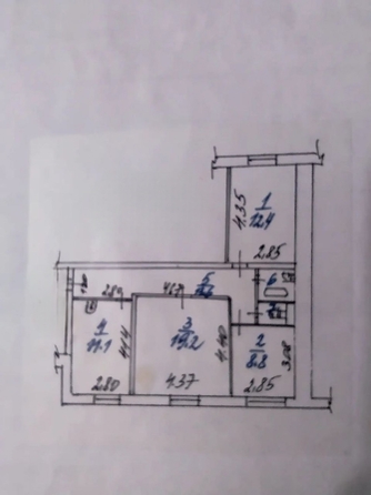 
  Продается 3-комн. квартира 69 м². Фото 43.