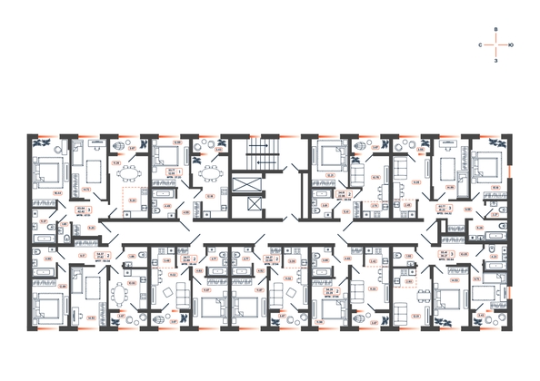 
  Продается 2-комн. квартира 38.58 м², в ЖК Темп, дом 1. Фото 21.
