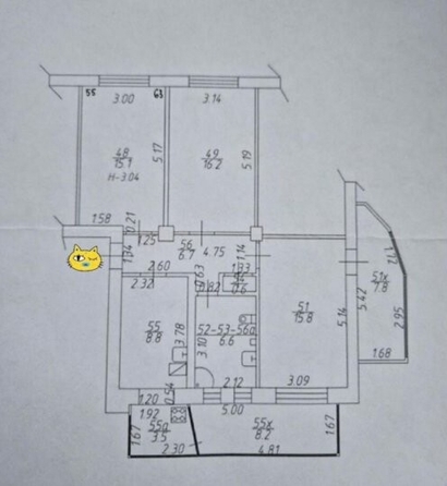 
  Продается 3-комн. квартира 90 м². Фото 13.