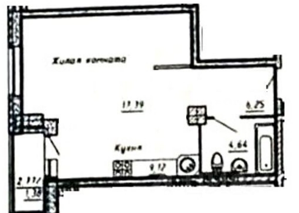 
  Продается 1-комн. квартира 38 м². Фото 7.