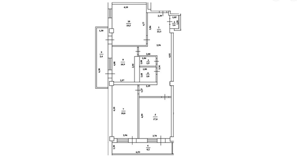 
  Продается 3-комн. квартира 102.52 м². Фото 1.