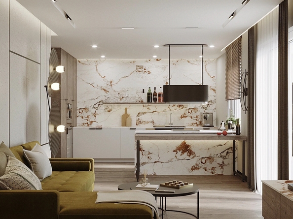 
  Продается 2-комн. квартира 53.9 м², в ЖК Панорама на Театральном, литера 1. Фото 4.