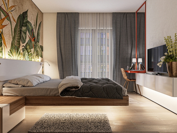 
  Продается 1-комн. квартира 38.3 м², в ЖК Панорама на Театральном, литера 1. Фото 7.