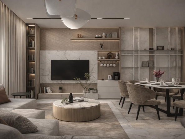 
  Продается 1-комн. квартира 33.4 м², в ЖК Панорама на Театральном, литера 1. Фото 4.