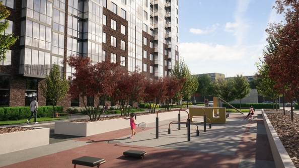 
  Продается 3-комн. квартира 58.9 м², в ЖК Панорама на Театральном, литера 1. Фото 19.