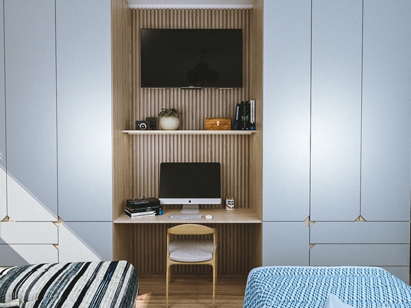 
  Продается 2-комн. квартира 54 м², в ЖК Панорама на Театральном, литера 1. Фото 8.