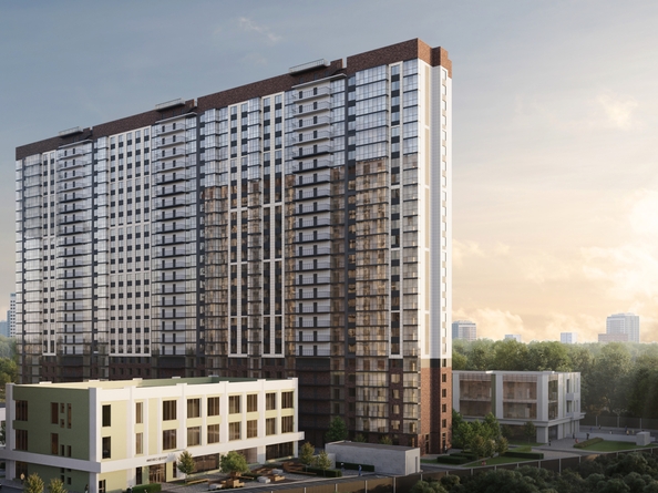 
  Продается студия 27.5 м², в ЖК Панорама на Театральном, литера 1. Фото 2.