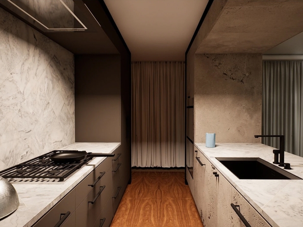
  Продается студия 27.5 м², в ЖК Панорама на Театральном, литера 1. Фото 11.