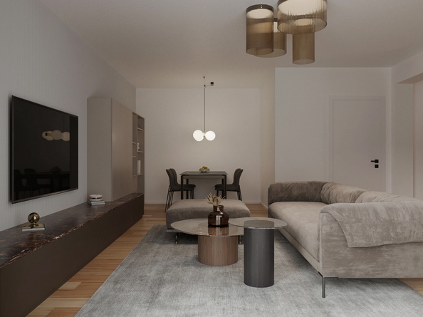 
  Продается 2-комн. квартира 56.6 м², в ЖК Панорама на Театральном, литера 1. Фото 7.