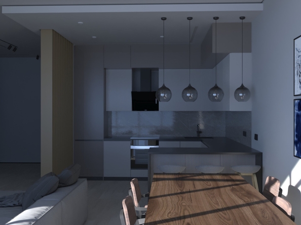 
  Продается 2-комн. квартира 72.55 м², в ЖК ПРИТЯЖЕНИЕ, литер 3. Фото 3.