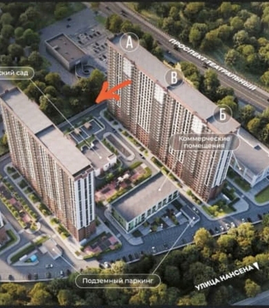 
  Продается студия 27.5 м². Фото 2.
