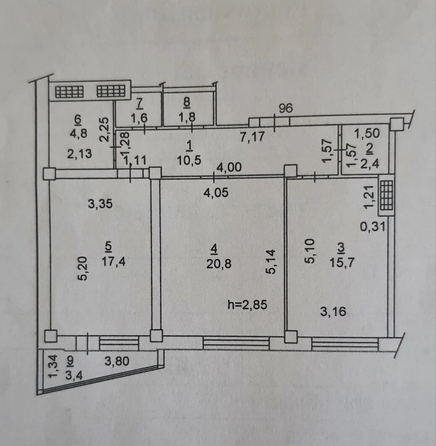 
  Продается 2-комн. квартира 75 м². Фото 19.