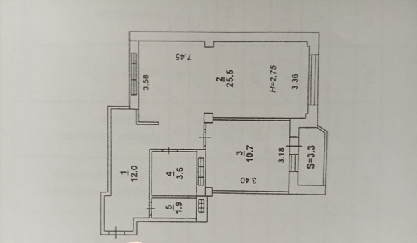 
  Продается 2-комн. квартира 55.4 м². Фото 12.