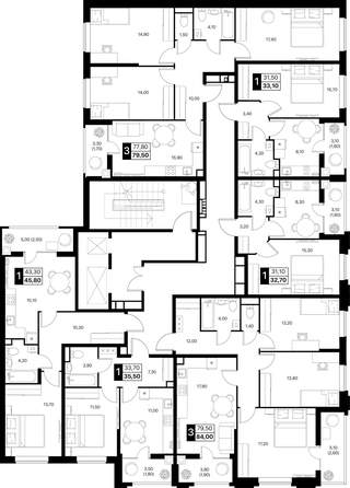 
  Продается 1-комн. квартира 35.5 м², в ЖК Эстет, литер 46.2. Фото 3.