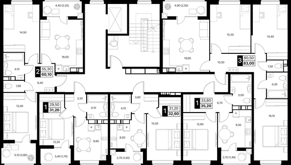 
  Продается 1-комн. квартира 31.2 м², в ЖК Эстет, литер 46.2. Фото 3.