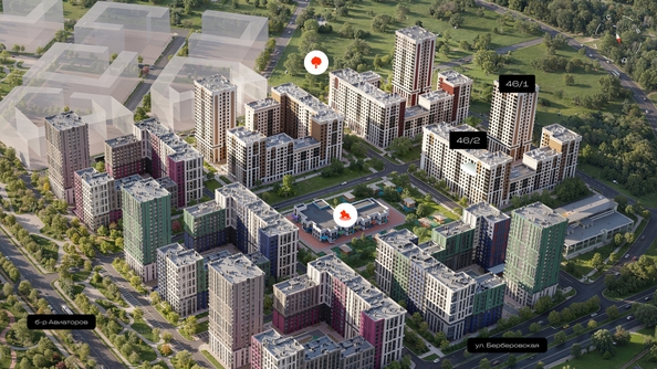 
  Продается 1-комн. квартира 34.6 м², в ЖК Эстет, литер 46.2. Фото 2.
