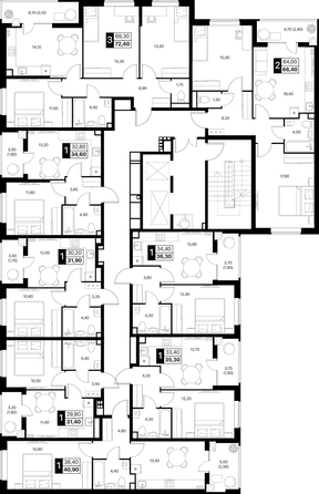 
  Продается 1-комн. квартира 31.9 м², в ЖК Эстет, литер 46.2. Фото 3.