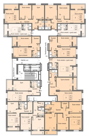 
  Продается 2-комн. квартира 52.55 м², в ЖК Грей, кв-л 11-3. Фото 2.