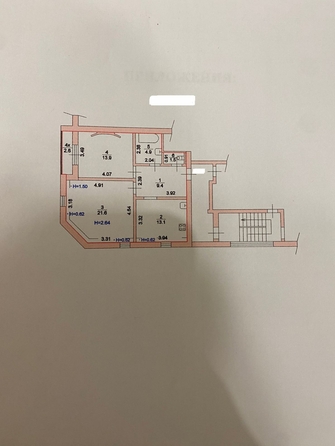 
  Продается 2-комн. квартира 64 м². Фото 47.
