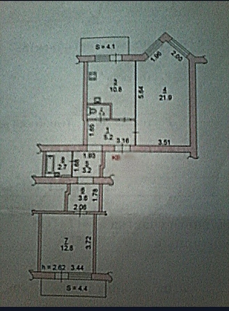 
  Продается 2-комн. квартира 63 м². Фото 11.