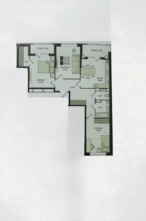 
  Продается 3-комн. квартира 69.4 м². Фото 8.