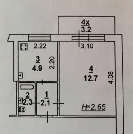 
  Продается 1-комн. квартира 23 м². Фото 9.