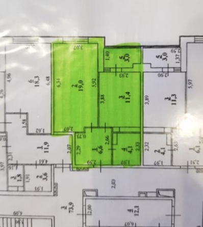 
  Продается 1-комн. квартира 41.1 м². Фото 10.