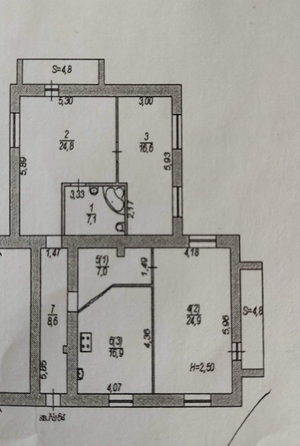 
  Продается 3-комн. квартира 106 м². Фото 10.