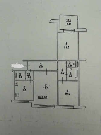 
  Продается 3-комн. квартира 62.5 м². Фото 22.