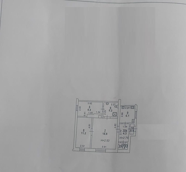 
  Продается 3-комн. квартира 56.4 м². Фото 24.
