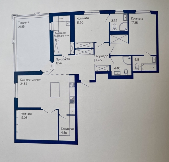 
  Продается 4-комн. квартира 117 м². Фото 5.