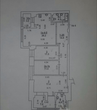 
  Продается 4-комн. квартира 96.6 м². Фото 16.